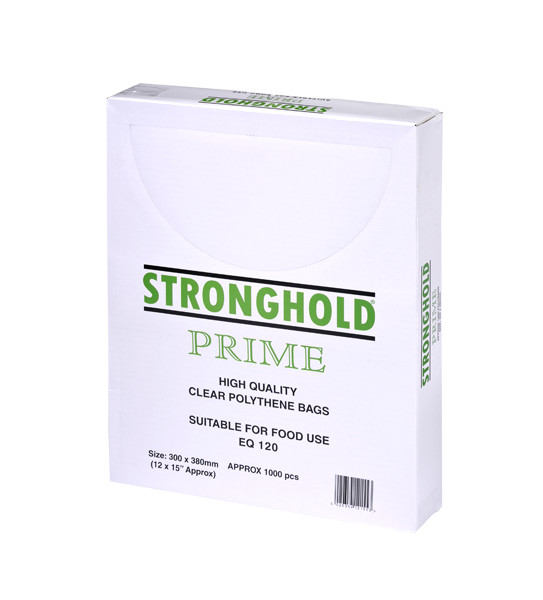STRONGHOLD PRIME HIGH QUALITY POLYTHENE BAGS for FOOD USE 